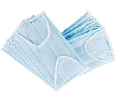 Resist Virus Disposable Medical Mask 50 PCS 3 Ply Non Woven Face Mask 0.25 kg