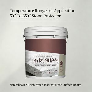 Stone Protector Protective Coating with Fire Prevention Low VOC Formulation and Water Resistant Properties