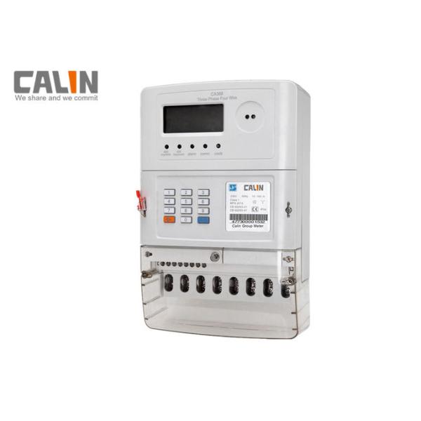 LCD показывает электрический счетчика IEC 62053 трехфазный работая широкий ряд напряжения тока