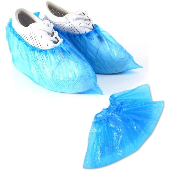 Oem Disposable Shoe Covers Eco Friendly Convenient Non Slip Plastic Material