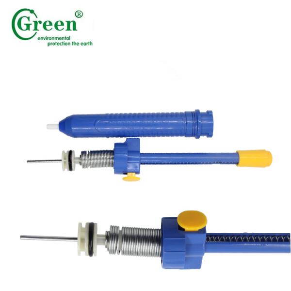 Big Desoldering Vacuum Pump , Semi Aluminium Plastic Solder Sucker