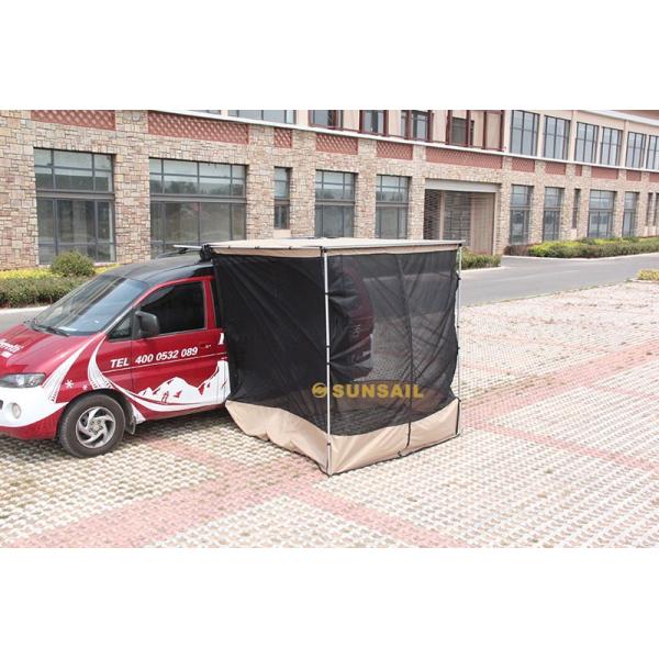 4 Square Meters Car Side Awning Anti Mosquito Tent Net in Grey