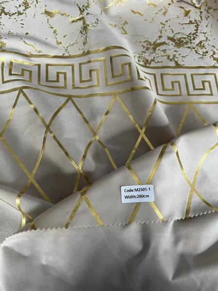 160-300gsm Foil Velvet Fabric Customized For Cushion Curtain