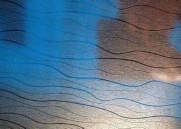 Embossed 317L Elevator Stainless Steel Sheet , Slit Decorative Stainless Steel Panels