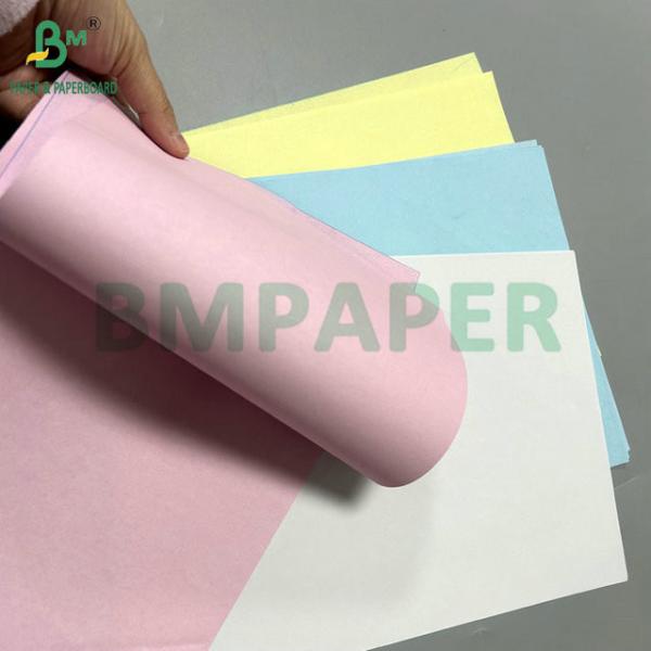20LB Multi -Colored Carbonless Paper 8 1/2 x 11 1/2 For Offset Printing