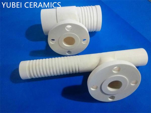 Structural Alumina Oxide Ceramic Flange 29W/MK 310GPa High Temperature Resistance