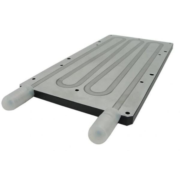Aluminum Liquid Cold Plate With Stainless Steel Tube Heatsink