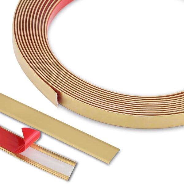 Sofa Decoration Strip with Tapes Golden Decorative Strip Furniture Edge Banding with Adhesive Tape