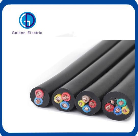 750V 3 Core 1.5mm2 Flexible Solar Panel DC Wire Rubber Insulated Sheathed