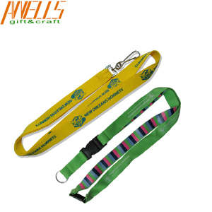 Cool Fashion Woven Lanyards Personalized High Density Skin Friendly