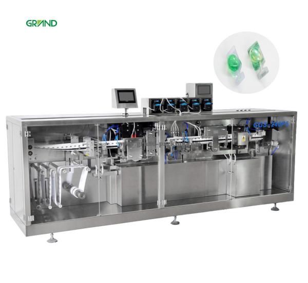 Stable Plastic Ampoule Filling And Sealing Machine GGS 240P5 0.8-200 ml