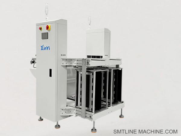 Modèle de machine à plaque inférieure à double voie XY-X250S, Déchargeur de PCB à double voie pour un déchargement en douceur des PCB