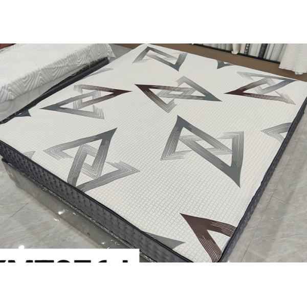 Breathable Knitted Polyester Fabric 230CM Jacquard Mattress Fabric