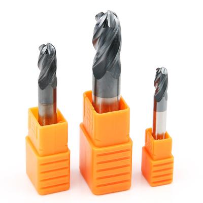 Cast iron 45 Degree End Mill Cutter Head Grooving Carbide Ball Nose End Mill