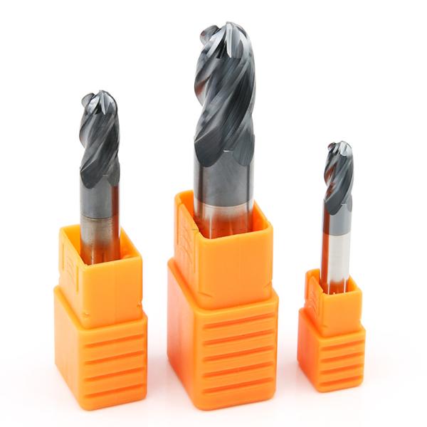 Cast iron 45 Degree End Mill Cutter Head Grooving Carbide Ball Nose End Mill