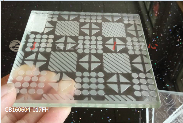 High Transmittance CCC 8mm Bathroom Door Glass Panel