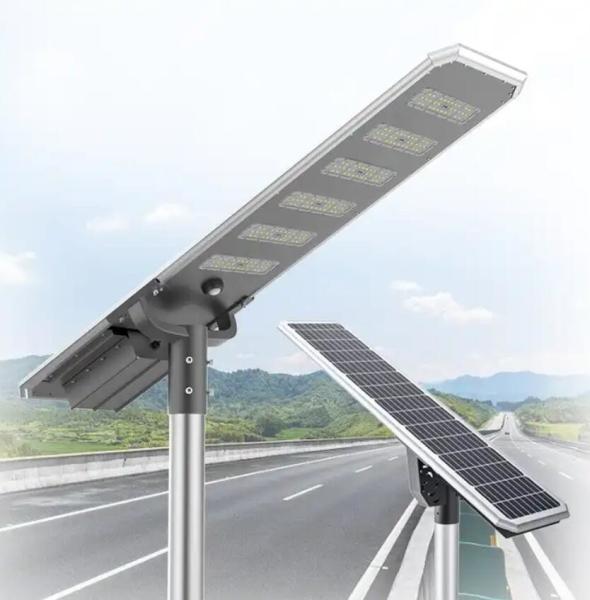 Outdoor Integrated All In One LED Solar Street Light 60w 80w 100w 120w