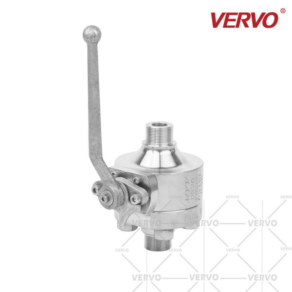 MNPT 2 Piece Ball Valve Welding Forged 2PC High Pressure 3/4'' Hard Seal Float Ball Valve 1500LB metal to Metal Seat