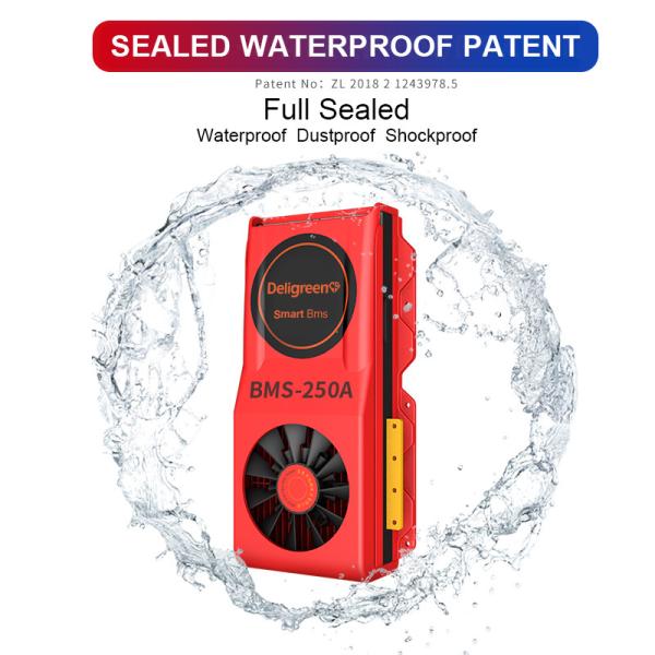 Bestseller BMS de Deligreen com o PC Motorcycl elétrico da proteção Board150A 200A 250A RS485 APP da bateria do fã 15S 48V Lifepo4