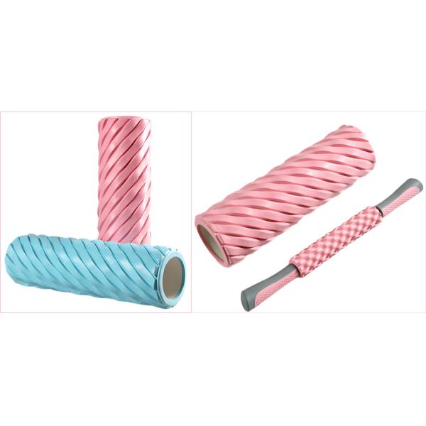 BSCI 45*14cm Yoga Fitness Foam Roller EPE Foam Gym Massage Roller