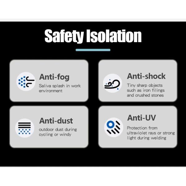 Protective Medical Disposable Products Anti Fog Safety Glasses Clear Color