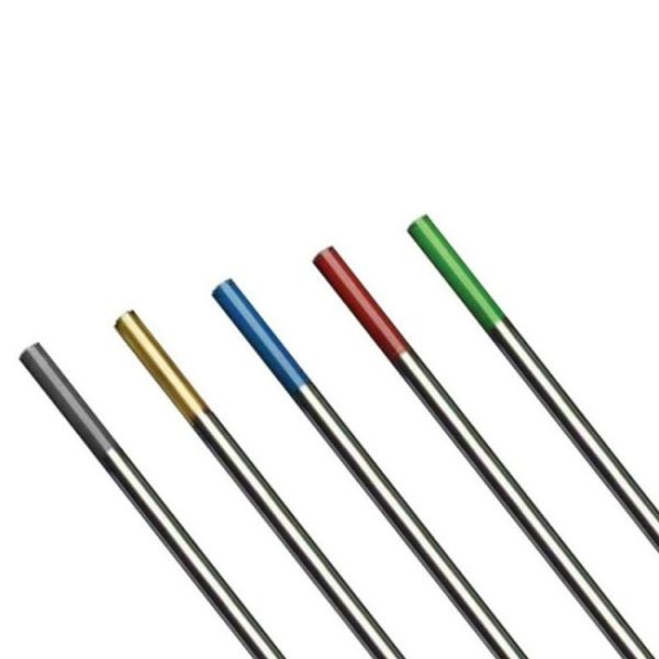 WT20 WC20 TIG Welding Tungsten Electrode, Tungsten Rod & Tungsten Needle, Multi‑Color Polished Durable Tungsten Tips for Argon Arc Welding