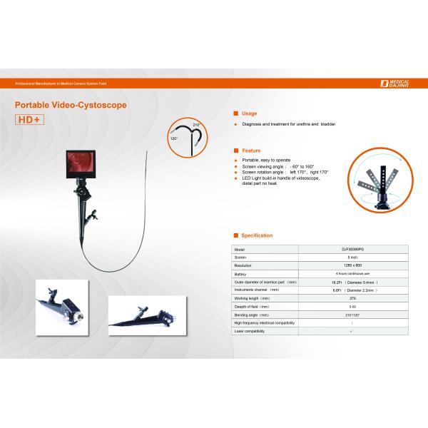 1280x800 Handheld Portable Video Laryngoscope