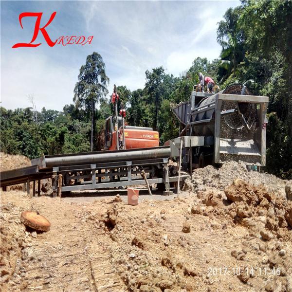 keda gold sluice box mining machine 35Kw Power dimond machine gold exploration gold machine clay mining equipment