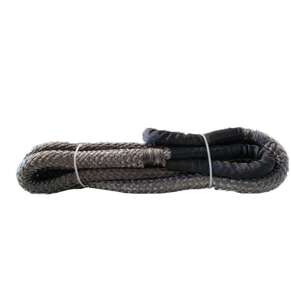 Upgrade Your 4x4 Gear Kit with Super Kinetic Recovery Tow Rope in Black Nylon