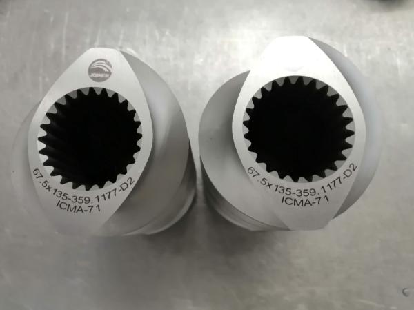 TEX90 Quality Double Flighted Long Pitch Twin Screw Extruder Parts