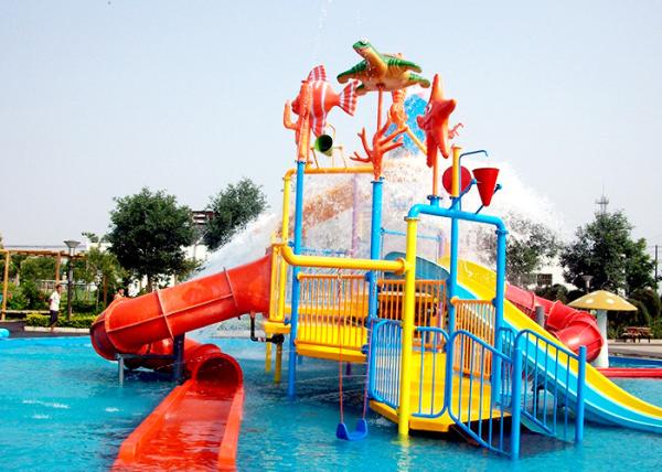 Indoor / Outdoor Water Park Construction Customized Kids Fun Amusement Projects