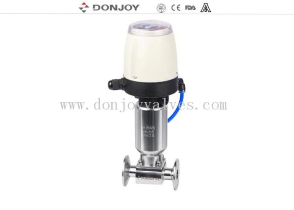 Soupape à diaphragme pneumatique aseptique liquide de pouce SS316L de 1/2