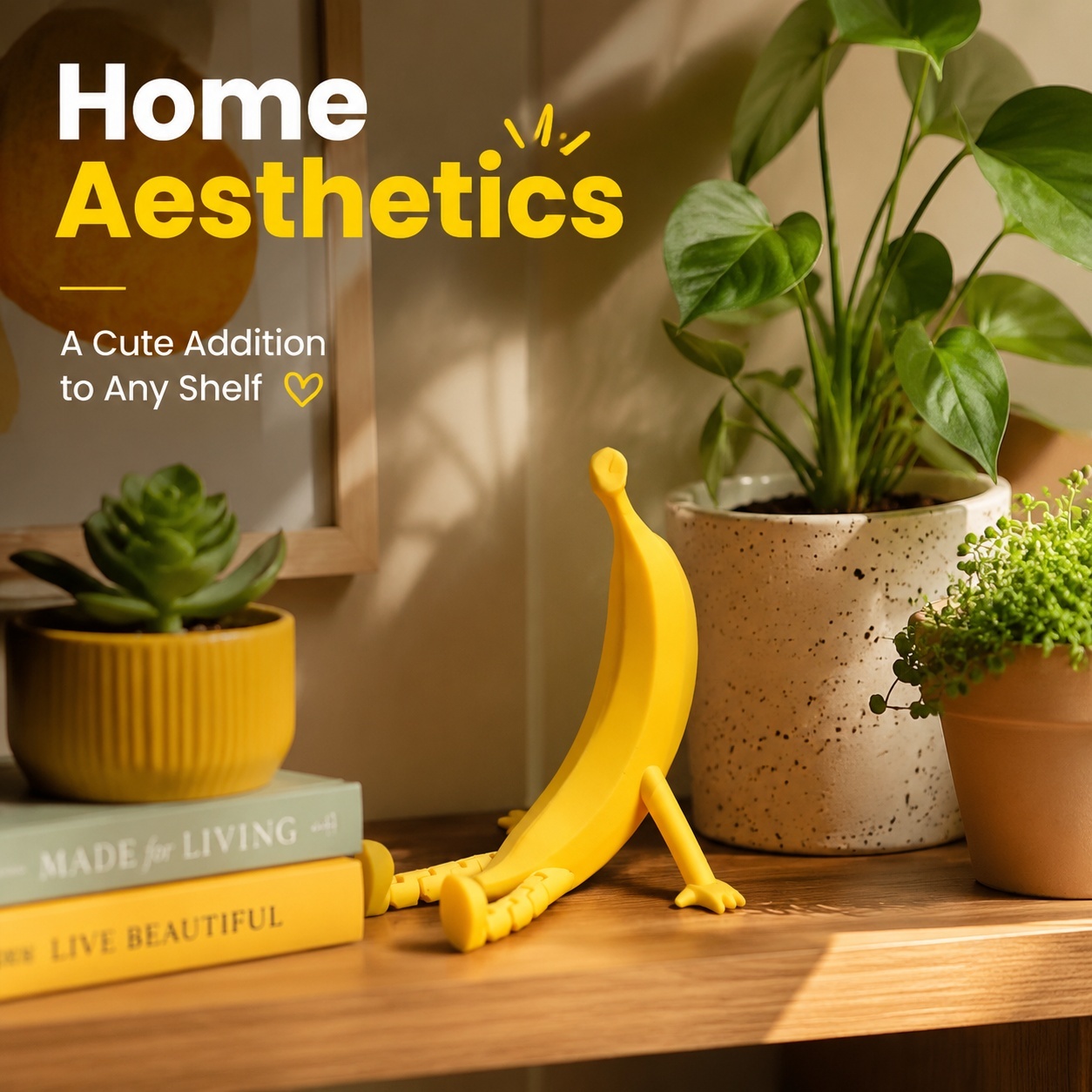 Custom Hue 3d Printing Articulated Action Figures Movable Joints Unique Banana Shape Toys