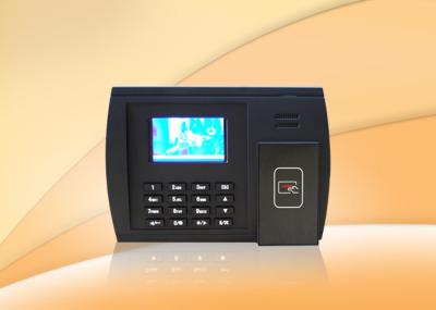 máquina do comparecimento do tempo de Rfid do cartão de perfurador de 3 polegadas com leitor do RFID