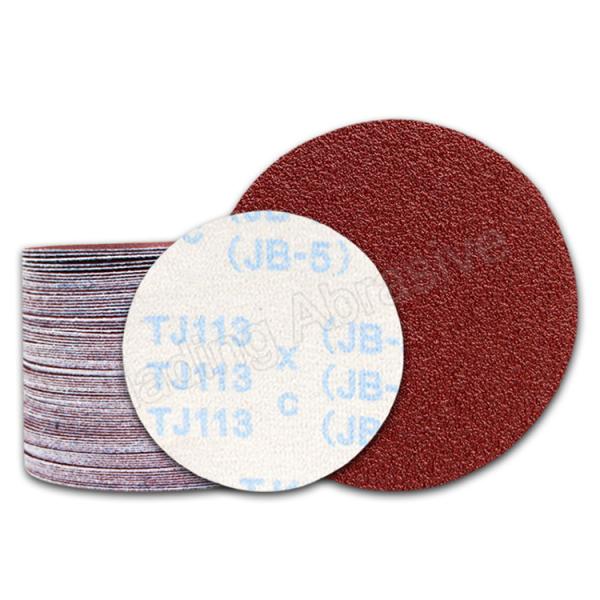 300mm 350mm RED Hook Loop Sandpaper for Epoxy Floor Grinding Cement Wall Sanding Disc