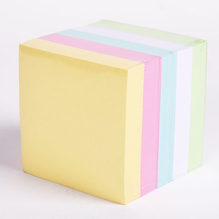 hot sale wholesale 800sheets square shape multicolor self-adhesive sticky note