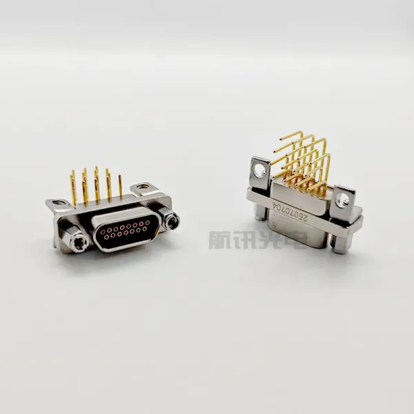 J30ja-15zknp5-J Quick Locking Rectangular Connector Printed Board Straight Pin 2 Rows.