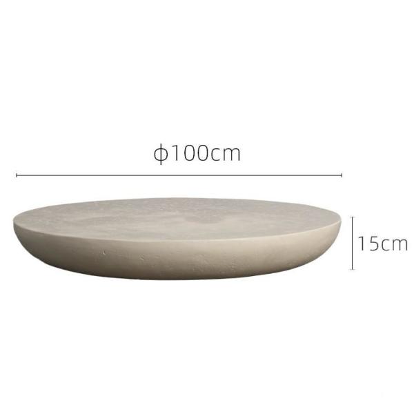 Wood In Painting Hotel Coffee Table  Small Round Side Tables