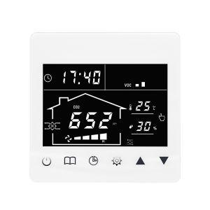 WIFI Tuya Digital Ventilation Controller PWM / 0-10V Smart Fan Controller With VOC PM2.5 CO2