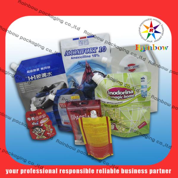 Ясный мешок Spout любимчика упаковывая с отверстием вида для лимонадов