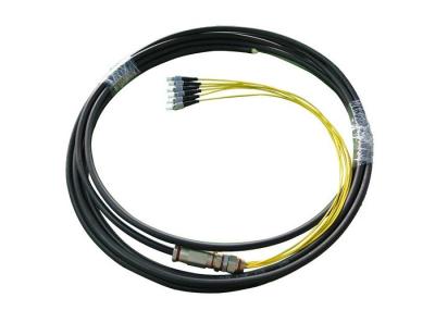 6 Core Optical Fiber Pigtail Waterproof Ribbon Optical Fiber Cable For Networks