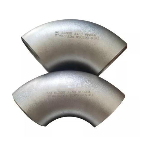 Ss316 Pipe Fitting Elbows 90 Degree Sch10 Sch40 Seamless