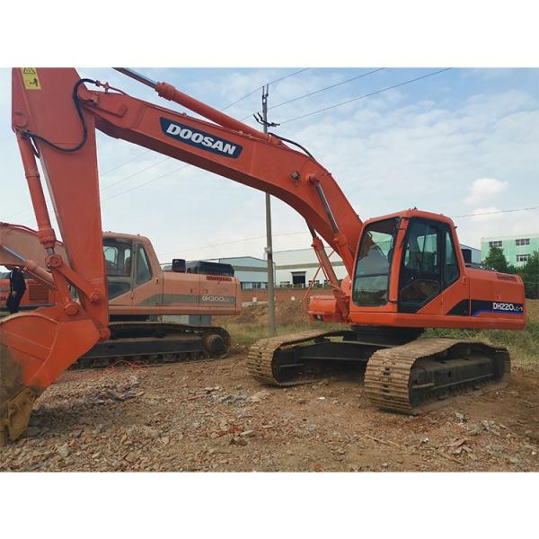Daewoo 220lc-7 300 420 Used Excavator Doosan 220 from South Korea with 4m3 Bucket