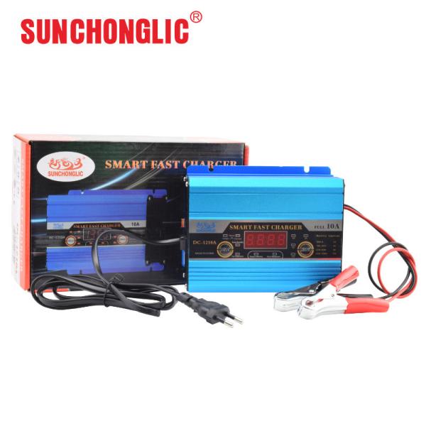 12v 10A AGM GEL Battery Charger Lead Acid Car 3 Stage Automatic Battery Charger