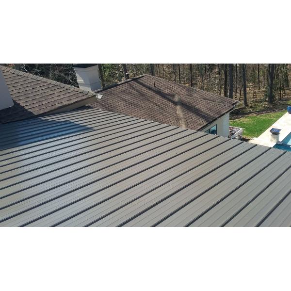 Америка Горячая продажа 26-29 Gauge AG Panel Metal Roof Sheet Roll Формирующая машина