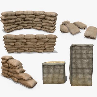Barreiras militares defensivas da porta do perímetro 4mm da beira do exército
