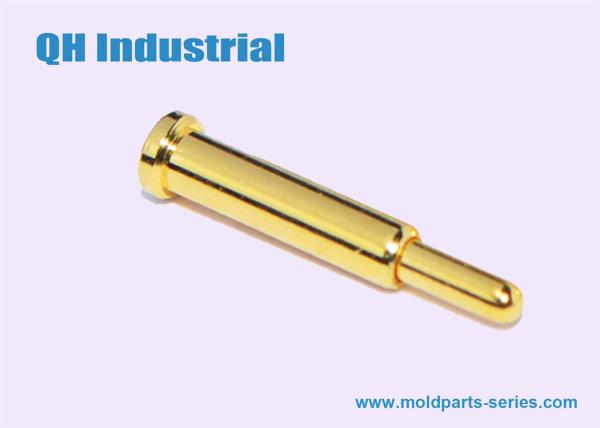 Pogo Pin,Spring-loaded Pin, PET Tracker Battery Used Brass C3604 Right-Angle Spring Loaded Pin from China Supplier
