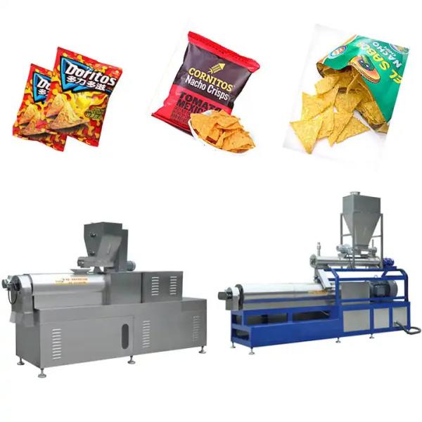 Máquina de fazer aperitivos de milho e feijão automática de aço inoxidável