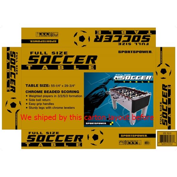 54 Inches Professional Foosball Table Steel Play Rod With Chromed Scorer