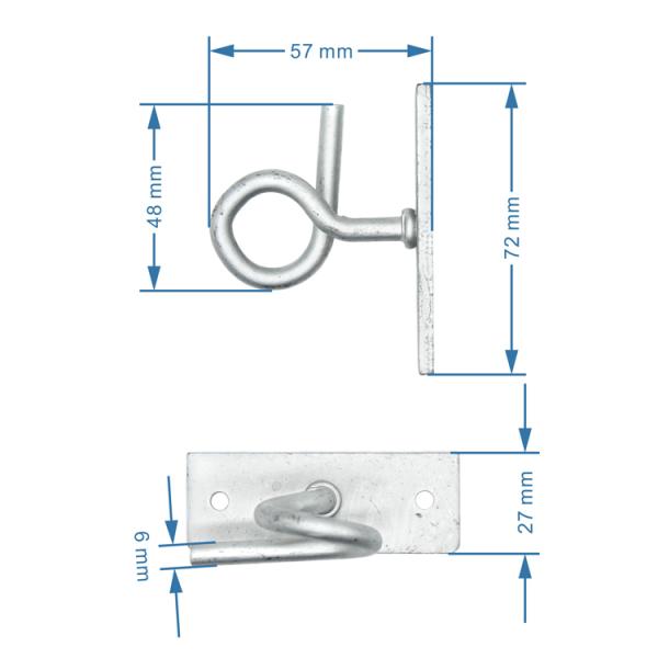 Clampada resistente y duradera de tipo C para la industria automotriz